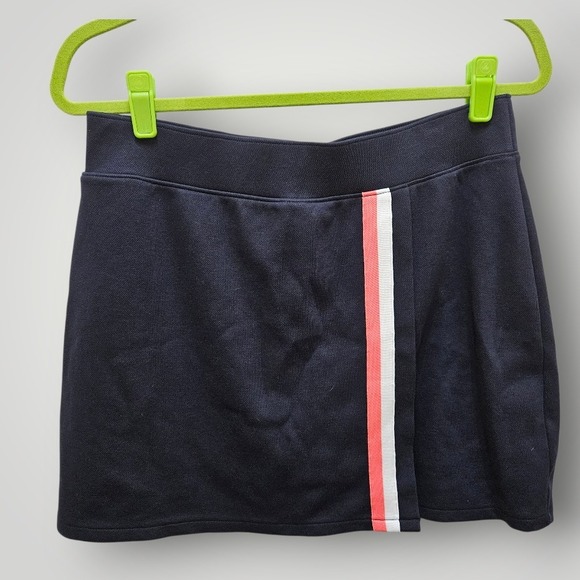 Talbots Pants - T by‎ Talbots Womens Navy Blue Tennis Skirt with Coral Stripes Size Medium New